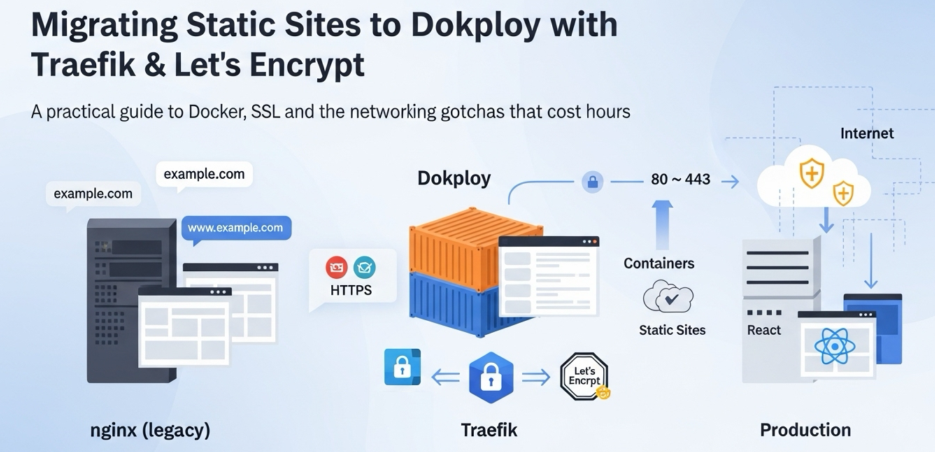 Migrating Static Sites to Dokploy with Traefik and Let's Encrypt